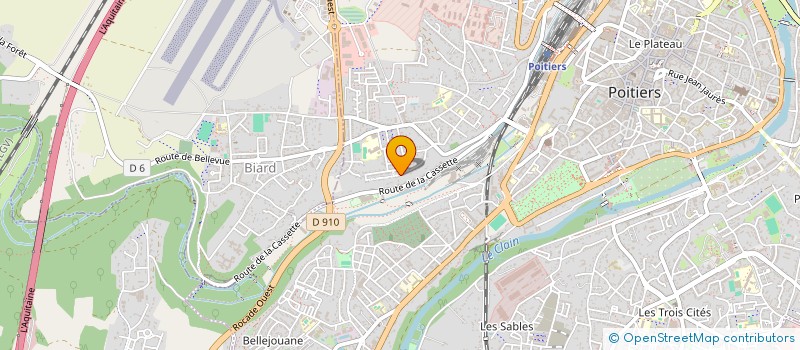 localisation de l'entreprise MONSIEUR NICOLAS CUSTODY à POITIERS