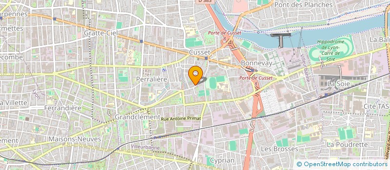 localisation de l'entreprise MONSIEUR NICOLAS D'ALEO  VILLEURBANNE