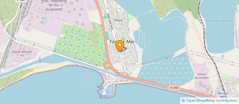 localisation de l'entreprise MONSIEUR NICOLAS D AMELIO à FOS-SUR-MER