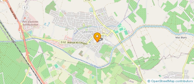 localisation de l'entreprise MONSIEUR NICOLAS D'HELFT  SALEILLES