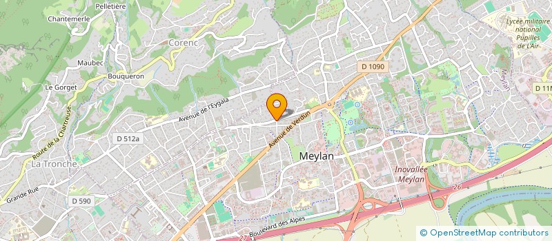 localisation de l'entreprise MONSIEUR NICOLAS D INTRONO à MEYLAN