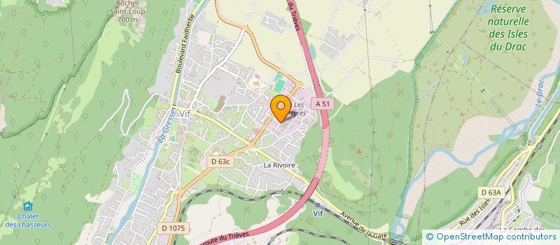 localisation de l'entreprise MONSIEUR NICOLAS D'ORNELLAS  VIF