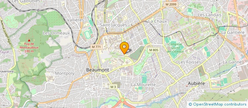 localisation de l'entreprise MONSIEUR NICOLAS D'OSTREVY  CLERMONT-FERRAND