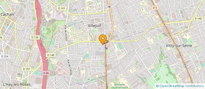 localisation de l'entreprise MONSIEUR NICOLAS DA SILVA  VILLEJUIF