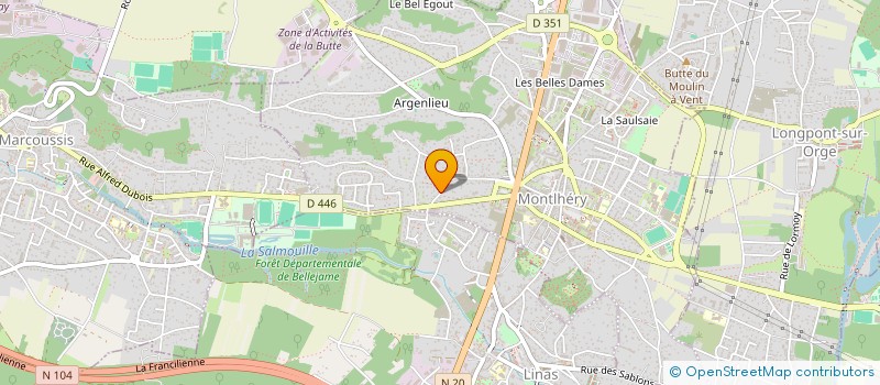 localisation de l'entreprise MONSIEUR NICOLAS DA SILVA  MONTLHERY