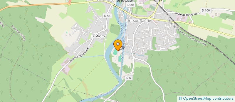 localisation de l'entreprise MONSIEUR NICOLAS DA SILVA  PORT-SUR-SAONE