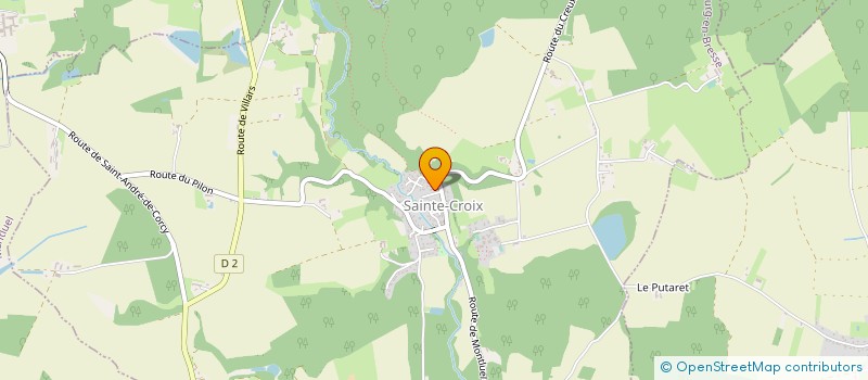 localisation de l'entreprise MONSIEUR NICOLAS DAGANAUD  SAINTE-CROIX