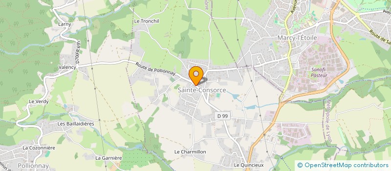 localisation de l'entreprise MONSIEUR NICOLAS DAGUES à SAINTE-CONSORCE