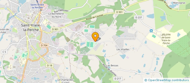 localisation de l'entreprise MONSIEUR NICOLAS DAHMANI  SAINT-YRIEIX-LA-PERCHE