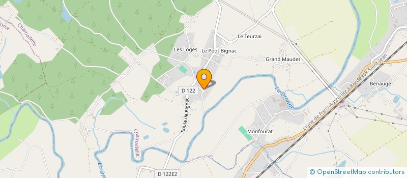 localisation de l'entreprise MONSIEUR NICOLAS DAILLY  CHAMADELLE