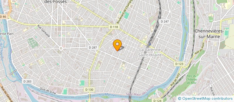 localisation de l'entreprise MONSIEUR NICOLAS DAIN à SAINT-MAUR-DES-FOSSES