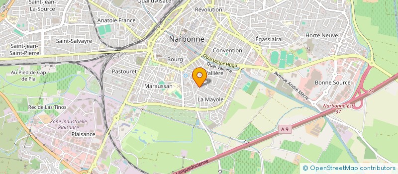 localisation de l'entreprise MONSIEUR NICOLAS DALL'OCCHIO à NARBONNE