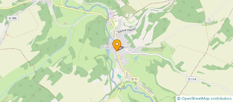 localisation de l'entreprise MONSIEUR NICOLAS DALLE à L'ISLE-SUR-SEREIN