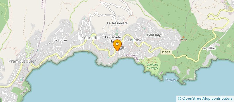 localisation de l'entreprise MONSIEUR NICOLAS DALMASSO à RAYOL-CANADEL-SUR-MER