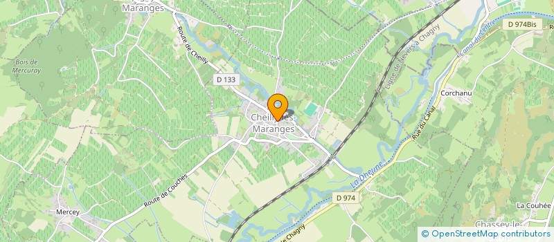 localisation de l'entreprise MONSIEUR NICOLAS DAMBRUN  CHEILLY-LES-MARANGES