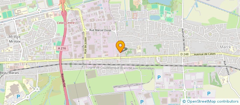 localisation de l'entreprise MONSIEUR NICOLAS DAMIENS  MARCK