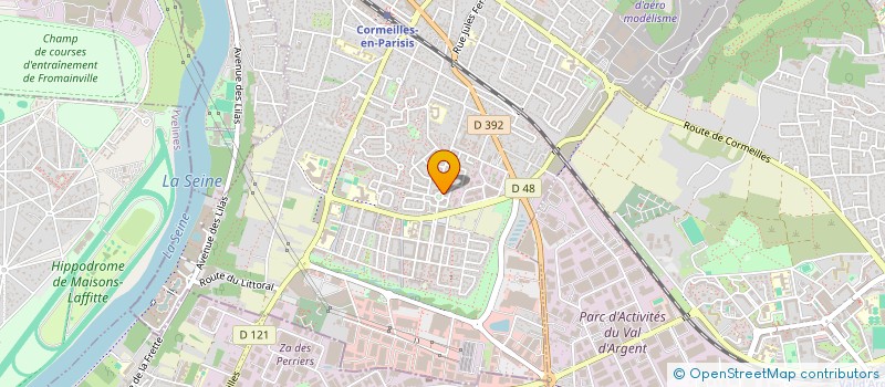 localisation de l'entreprise MONSIEUR NICOLAS DANDURAND  CORMEILLES-EN-PARISIS