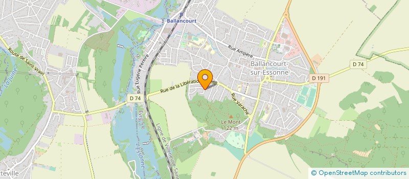 localisation de l'entreprise MONSIEUR NICOLAS DANIEL  BALLANCOURT-SUR-ESSONNE