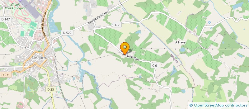 localisation de l'entreprise MONSIEUR NICOLAS DANJEAN à NOGARO