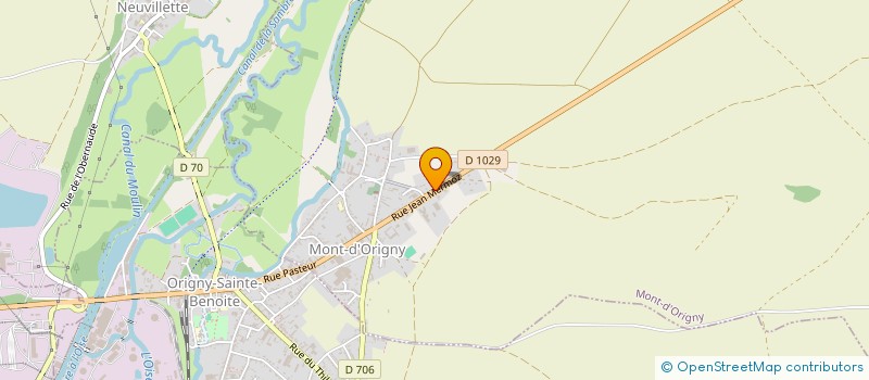 localisation de l'entreprise MONSIEUR NICOLAS DANJOU  MONT-D'ORIGNY