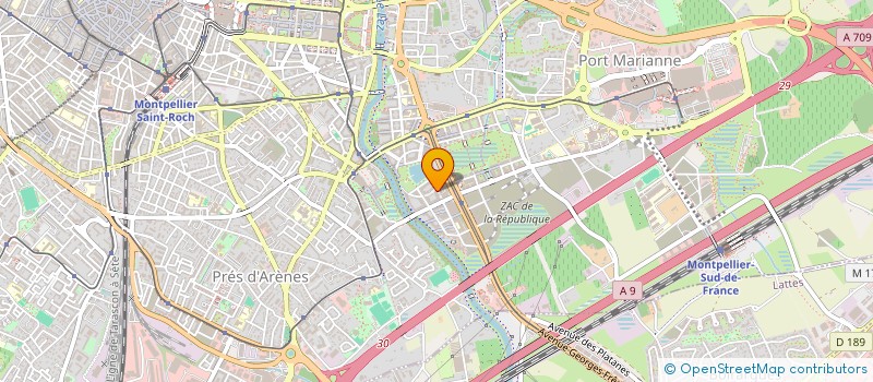 localisation de l'entreprise MONSIEUR NICOLAS DANLOS à MONTPELLIER