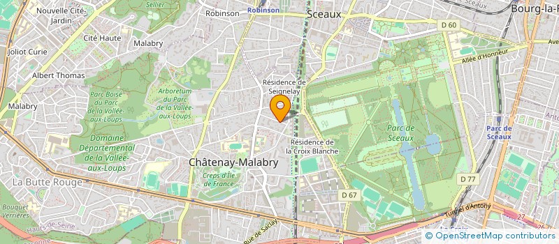 localisation de l'entreprise MONSIEUR NICOLAS DANTCHEV  CHATENAY-MALABRY