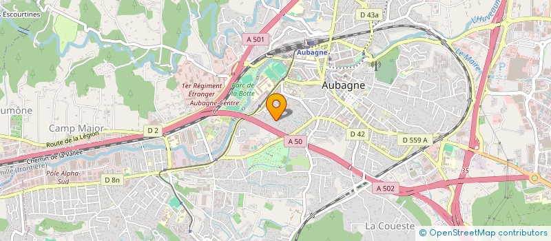 localisation de l'entreprise MONSIEUR NICOLAS DANTE à AUBAGNE