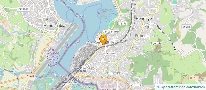 localisation de l'entreprise MONSIEUR NICOLAS DARDOT à HENDAYE