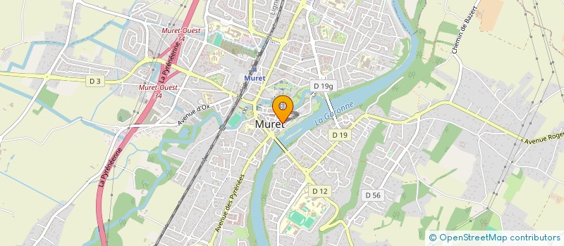 localisation de l'entreprise MONSIEUR NICOLAS DARENGOSSE  MURET