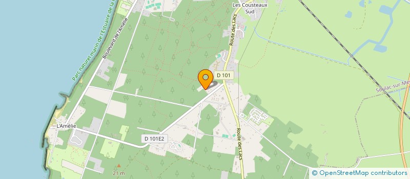 localisation de l'entreprise MONSIEUR NICOLAS DARNIS  SOULAC-SUR-MER