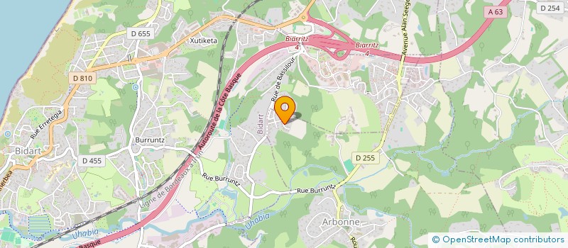 localisation de l'entreprise MONSIEUR NICOLAS DARRIGUES  ARBONNE