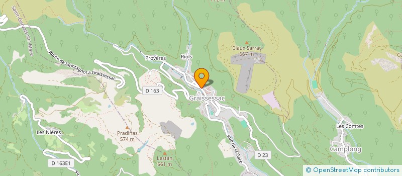 localisation de l'entreprise MONSIEUR NICOLAS DARTHOUT  GRAISSESSAC