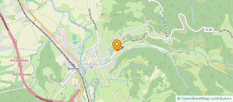 localisation de l'entreprise MONSIEUR NICOLAS DATAS TAPIE  TOURNAY