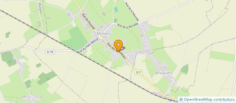 localisation de l'entreprise MONSIEUR NICOLAS DAUBERSIES  MOLIENS