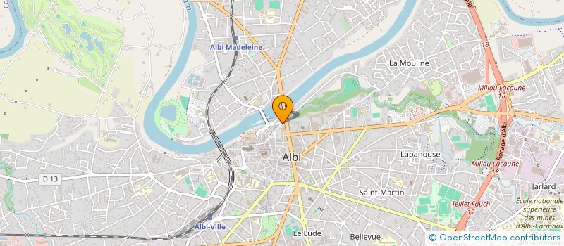 localisation de l'entreprise MONSIEUR NICOLAS DAUDOU à ALBI