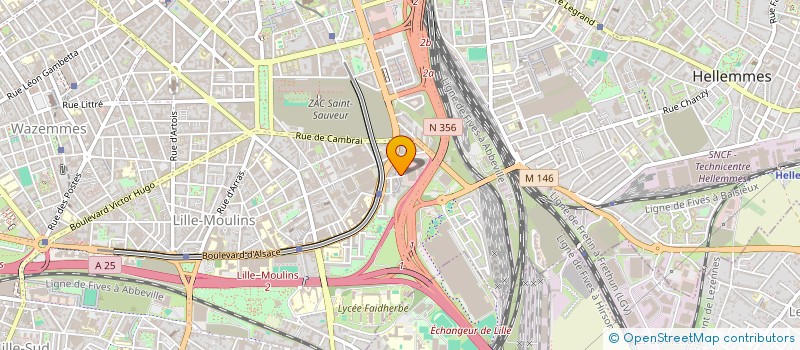 localisation de l'entreprise MONSIEUR NICOLAS DAUGE à LILLE