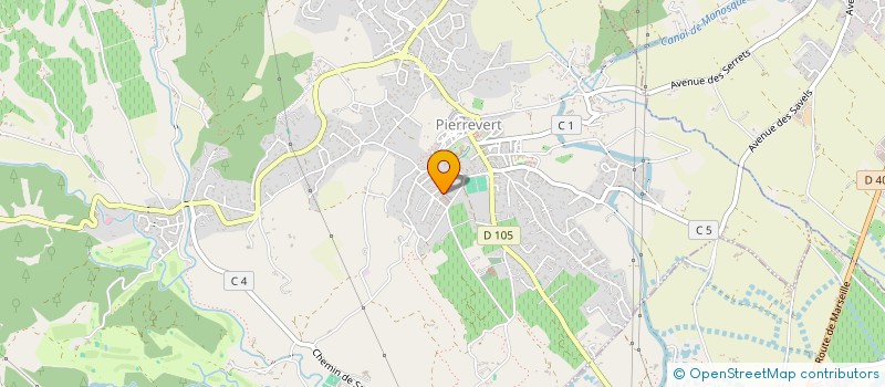 localisation de l'entreprise MONSIEUR NICOLAS DAUMAS  PIERREVERT