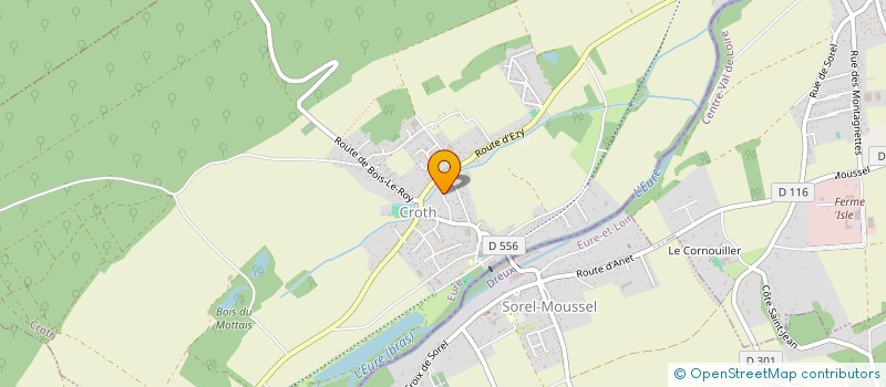 localisation de l'entreprise MONSIEUR NICOLAS DAVENET  CROTH