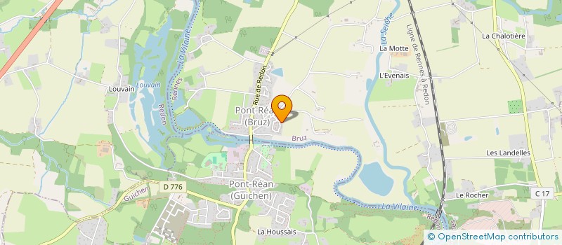 localisation de l'entreprise MONSIEUR NICOLAS DAVENNE  BRUZ