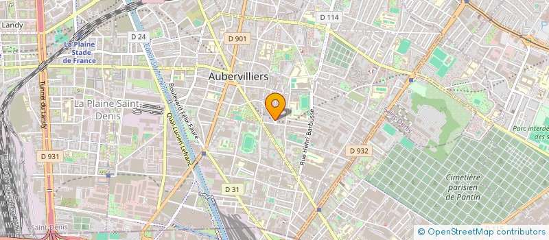 localisation de l'entreprise MONSIEUR NICOLAS DAVID à AUBERVILLIERS