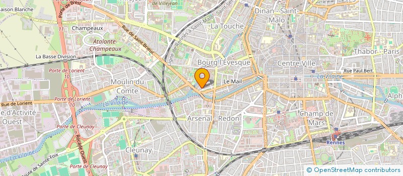 localisation de l'entreprise MONSIEUR NICOLAS DAVID  RENNES