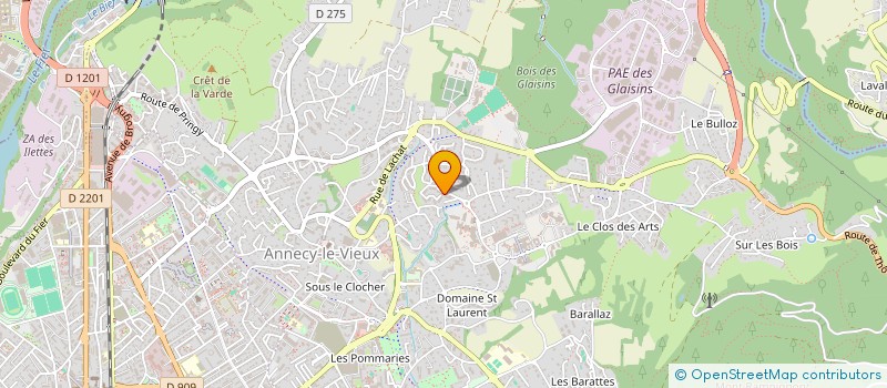 localisation de l'entreprise MONSIEUR NICOLAS DAVIET à ANNECY