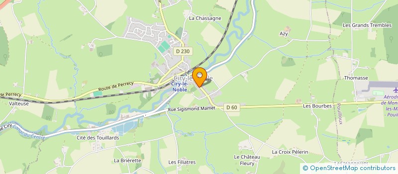 localisation de l'entreprise MONSIEUR NICOLAS DAZY  CIRY-LE-NOBLE