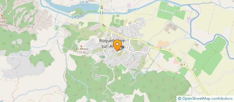 localisation de l'entreprise MONSIEUR NICOLAS DE AMORIM  ROQUEBRUNE-SUR-ARGENS