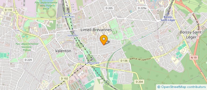 localisation de l'entreprise MONSIEUR NICOLAS DE ARAUJO  LIMEIL-BREVANNES