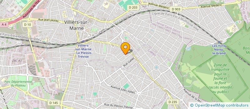 localisation de l'entreprise MONSIEUR NICOLAS DE ARAUJO à VILLIERS-SUR-MARNE