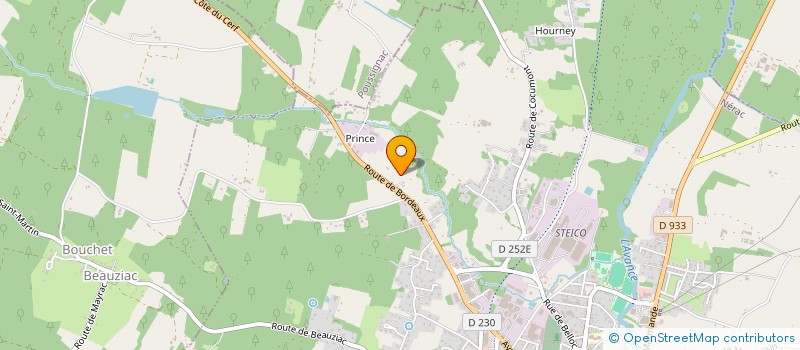 localisation de l'entreprise MONSIEUR NICOLAS DE BACCO  CASTELJALOUX