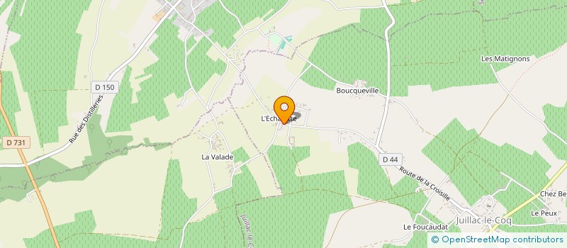 localisation de l'entreprise MONSIEUR NICOLAS DE BIAZI à JUILLAC-LE-COQ