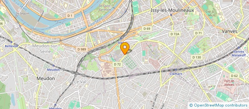 localisation de l'entreprise MONSIEUR NICOLAS DE BOSSOREILLE DE RIBOU à ISSY-LES-MOULINEAUX
