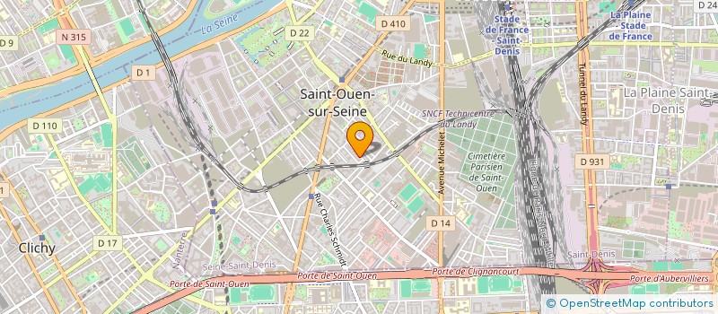 localisation de l'entreprise MONSIEUR NICOLAS DE CARVALHO à SAINT-OUEN-SUR-SEINE